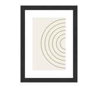 accent by nielsen Velino Picture Frame - Black A4, 21x29.7cm - with Glass Front - Ready-to-Hang with Contemporary Poster Print