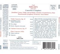 NIELSEN: VIOLIN CONCERTO; CLARINET CONCERTO; FLUTE CONCERTO NEW CD