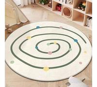 niepan Cartoon Cashmere Imitation Round Cute Children's Room Carpet,desk Chair Mat,Soft Fluffy Shaggy Bedroom Rug,Floor Carpet With Durable Anti-slip Backing,Carpets For Kids,Rugs Non Shedding.