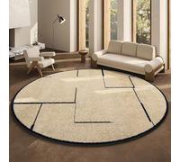 niepan Modern Minimalist Round Living Room Carpet,high-grade Thickened Sofa Bed Imitation Cashmere Carpet,Modern Rugs Living Room Carpet Mat For Bedroom Large Area Rug,Clean Area Rugs For Bedrooms.