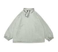 Niepce Inc Japanese Streetwear Techwear Windbreaker Jackets for Men(Grey, XL)