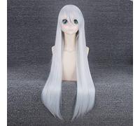 NieR:Automata YoRHa Type A No. 2 Cosplay Wig for Women 100 Long Straight Hair Wig Heat Resistant Synthetic Wig for Girls Cotume Silver