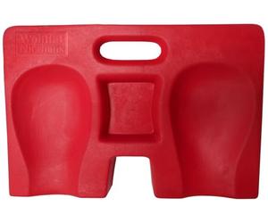 NIERHAUS WOHLTAT KNEE PADS - Anatomic Ergopad Knee Cushion - Comfortable and practical foam knee protection for tilers, craftsmen, floor layers, gardening - Moisture-resistant