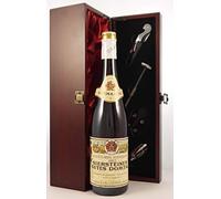 Niersteiner Gutes Domtal 1982 J Koll & Cie vintage wine in a silk lined wooden box with four wine accessories, 1 x 700ml