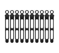 Niesel Cable Ties - Pack of 10 Silicone Data Cable - Multifunctional Cable Management Tool for Bundling and Organising | Charging Area Desk Car Outdoor