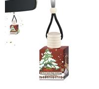 Niesel Car Perfume, Christmas Fragrance Air Enhancer for Car, Long-Lasting Aroma Theory Interior Decoration for Festive Parties, Motorists, Slimming Mirror