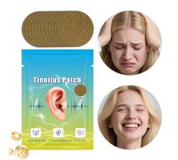 Niesel Ear Ringing Relief Patches | 12 Piece Stickers Pads Breathable - Ear Relief Patches | for Hearing Care Tension Discomfort Flying Airplane Travel Swimming Showering Concerts Sleeping