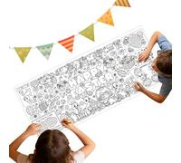 Niesel Easter Coloring Poster | 30 X 72 Inch Large Waterproof Collectibles - Big Coloring Sheets,for Easter Fall Holiday Family Gathering Friendsgiving Party Activity Classroom Craft Artist Bedroom