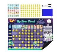 Niesel Fridge Charts for Kids, Daily Responsibility and Reward Chart - Colorful Magnetic Reward Chart | Responsibility Chart Magnetic Board Funny