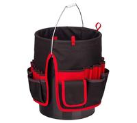 Niesel Garden Tool Bucket Organiser, Tool Bucket, Tool Storage Basket with Multiple Pockets, Waterproof Bucket Organiser, Garden Tool Organiser for Screwdrivers, Spirit Levels