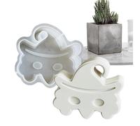 Niesel Halloween Resin Moulds | Halloween Moulds for Candle Making - Decorative Mould Doll Handmade for Car Aromatherapy Pendant Art Soap Dessert Scented Beads Modelling Clay Party Decoration Epoxy