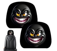 Niesel Headrest Covers for Car, Driver Seat Headrest Covers - Pack of 2 Breathable Protective Covers Washable Decoration | For Taxi Family Trips Commuting Travel