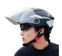 Niesel Motorcycle Helmets for Men - Double Visor Motorcycle Helmets for Women - Breathable Safety Protection Hat, UV Block Riding Accessory for Son Daughter Husband Men Women Youth Teens