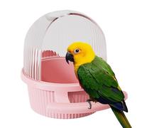 Niesel Parakeet Feeder for Bird Cage, Bird Feeder, Parakeet Feeder, Cage Dispenser - Semi-Open Wild Bird Feeder, Bird Cage Accessories for Peonies, Cockatiels,