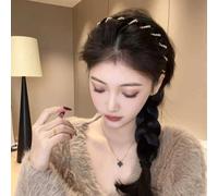 Niesel Pearl Headbands for Women, 3 Pieces Decorative Hair Bands, Low Non-Slip Headband with Teeth for Women, School, Dinner, Date, Wedding, Banquet, Work