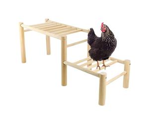 Niesel Perch for Chickens - Secure Strong Reusable Easy To Assemble - Chick Roosting Perch Stand Toys - Farm Playground Backyard Yard Chick House Garden