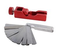 Niesel Spark Gap Tool, Gap Tool for Spark Plugs, Alloy Measuring Tool, Feeler Gauge, Gap Tool, Efficient Spark Plug Adjustment Tool for Spark Plug Spacing for Families and