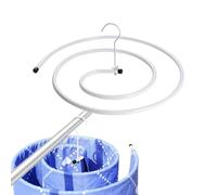 Niesel Spiral Sheet Drying Rack - Drying Hanger Metal Garment Rack Rotatable | Multifunctional Convenient Closet Organizers Home Supplies for Sofa Covers