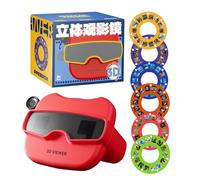 Niesel View Finder - Interactive Learning Toy with 6 Reel | Picture Viewer Toy,for Kids Ages 3+ Kindergarten Preschool Home School Road Trip Camping Classroom