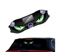 Niesel Windshield Eyes - Dynamic Solar Powered Wireless Waterproof Sticker | Car Window Light,for RV Motorcycle Carros Vehicles Front Window Rear Home Holiday Birthday Party