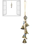 Niesel Witch Windchimes Outdoors,Spiritual Witch Bells Bell Pendant Decor Door Hanger - Witch Bell Room Decor Retro Wind Chimes Door Knob Hanger for Garden Patio Home Decor