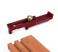 Niesel Wood Marking Tool,Aluminum Alloy Pocket-Sized Woodworking Measuring Aid - Thickness Gauges - for Craft Enthusiasts Carpenters Repair Home Improvements Construction Assembly