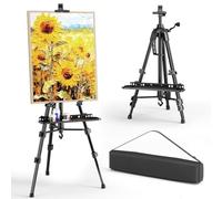 Niest Easel Stand Art Easel for Adult Artist Easel for Painting and Displaying, 50 to 160 cm Adjustable Easels, Aluminum Tripod with Portable Bag