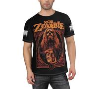 NIETRET Men's Music Zombies T-Shirt Multi-Faceted Printed Short Sleeve Shirts Round Neck Graphic Tee Tops Black XL