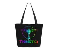 NIETRET Tote Bag Dj Tiesto Music Merch Shopping Work Shoulder Bag for Women Lady Top Handle Handbag