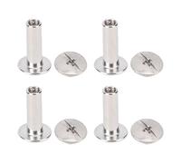 Nietschiff Set, Flat Head Niets 100 Sets M3 Accurate Design for Leather Trade