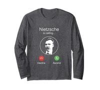 Nietzsche is calling - nihilist philosophy Long Sleeve T-Shirt