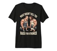 Nietzsche Quote Funny Philosophy Gym Powerlifting Premium T-Shirt