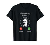 Nietzsche ruft an - Nihilist Philosophy T-Shirt