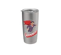 Nietzsche Übermensch Design for a Philosophy Student Stainless Steel Insulated Tumbler