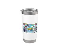 Nietzsche vs Kant Arcade Fighting Game Funny Philosophy Nerd Stainless Steel Insulated Tumbler