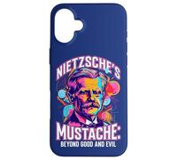 Nietzsche's Mustache Beyond Good And Evil Quote Philosophy Case for iPhone 16 Plus