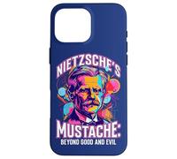 Nietzsche's Mustache Beyond Good And Evil Quote Philosophy Case for iPhone 16 Pro Max