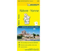 Nievre, Yonne - Michelin Local Map 319