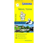 Nievre, Yonne - Michelin Local Map 319: Map