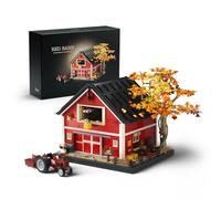 Nifeliz Red Barn Building Set for Adults, Vintage Countryside Style House Model Toy for Display and Home Décor, Highly Detailed Architecture Collectible Gift (3,507 PCS, NF10314)