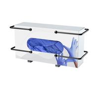 niffgaff Glove Box Dispenser Wall Mount - Black Holder for Disposable & Tissue Box, Organizer Lab, Kitchen, Medical on
