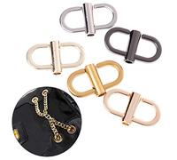 Nifocc Adjustable Metal Buckles for Chain Strap Bag Handbag Shorten Length Chain Links Tiny Clip for Crossbody Chain Strap Length Shorten Accessories 5 Pcs 5 Colors
