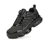 NIFOFISE Steel Toe Cap Safety Trainers for Men and Women, Lightweight Breathable Work Shoes, Non Slip Slip Resistant Safety Footwear, Puncture Proof Comfortable Industrial Work Boots