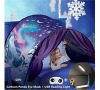 Nifogo Bed Tents for Girls & Boys, Space Themed, Snowflake Pattern, Ages 3+, Unisex Children