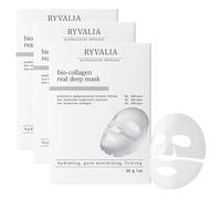 Nifora Bio Collagen Face Mask, Deep Hydration & Firming, Ryvalia Collagen Deep Mask, Overnight Moisturizing Masks, Anti-Aging Facial Treatment Sheet Masks for All Skin Types (3PCS)