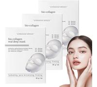 Nifora Face Mask, Nifora Bio Collagen Face Mask, Bio Collagen Real Deep Masks, Reduce Fine Lines & Wrinkles, Intensive Hydration and Skin Nourishment (3 BOXS)