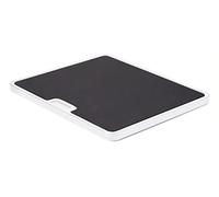 Nifty Large Appliance Rolling Tray - White, Home Kitchen Counter Organizer, Integrated Rolling System, Non-Slip Pad Top for Coffee Maker, Stand Mixer, Blender, Toaster