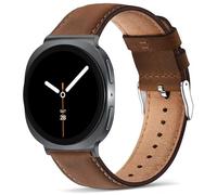 Nigaee Genuine Leather Bands Compatible with Samsung Galaxy Watch 8 40mm/44mm/Classic 46mm 2025,Adjustable Breathable Replacement Sport Straps Soft Wristbands for Women Men