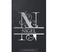 Nigel 2021 Silver 6x9 inches Adult Monthly, Weekly Planner