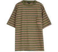 Nigel Cabourn Border T-Shirt - Green - 21005-GRN 9.5OZ BORDER Colour: